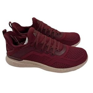 NIB APL Athletic Propulsion Labs TechLoom Tracer Sneaker Burgundy Red Sz 6